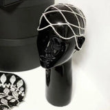 Rhinestone Mesh Headpiece Wedding Head Chain Jewelry Crystal Headband