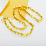 Hong Kong Bamboo Men Necklaces 24K High-Class Jewelry