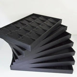 PU Leather Jewelry Pallet Necklace Tray Rings Bracelet Exhibition Organizer