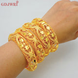 Indian Dubai Bangles For Women Girls Ethiopian Arabic Wedding Bracelet