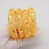 Indian Dubai Bangles For Women Girls Ethiopian Arabic Wedding Bracelet