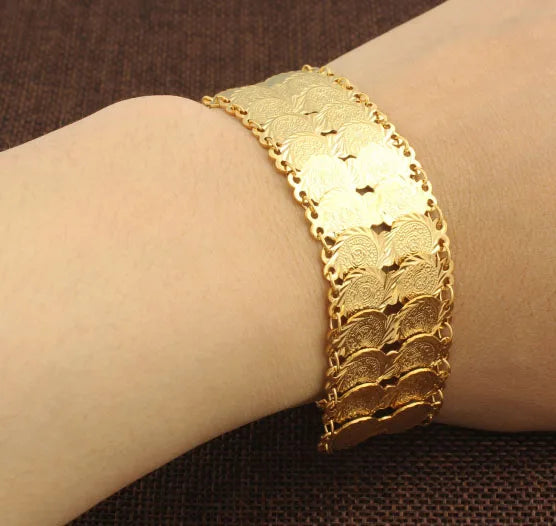 Islamic Money Coin Bracelet Muslim Coins Bracelet for Women Men