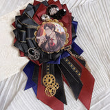Anime Badge Holder Retro Decoration Lolita Anime Badges Pins Bag Accessories