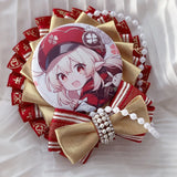 Anime Badge Holder Retro Decoration Lolita Anime Badges Pins Bag Accessories