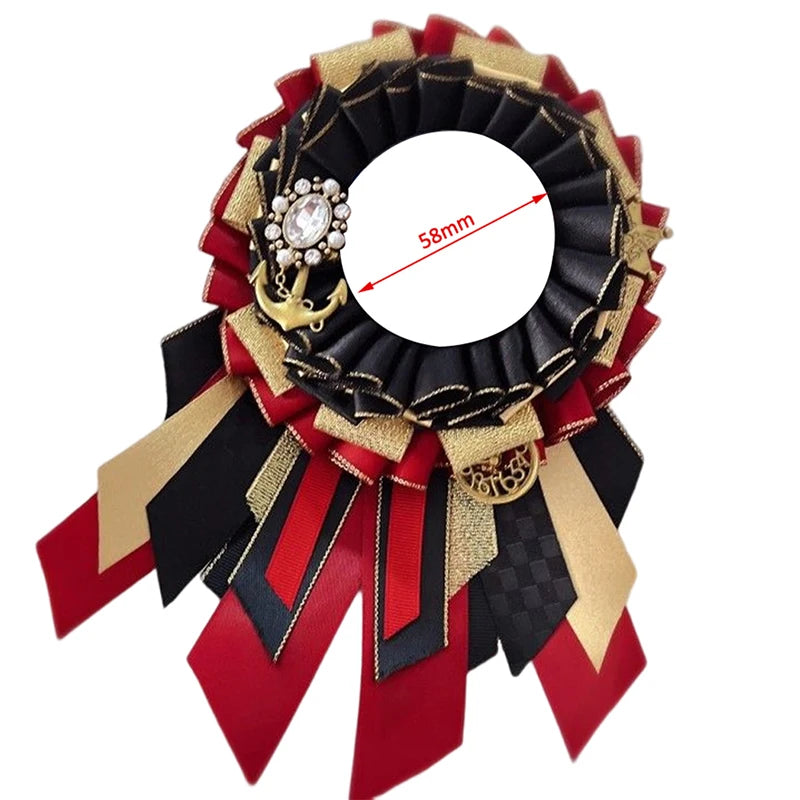 Anime Badge Holder Retro Decoration Lolita Anime Badges Pins Bag Accessories