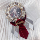 Anime Badge Holder Retro Decoration Lolita Anime Badges Pins Bag Accessories