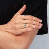 Men's 8MM Tungsten Ring Rose Brushed Titanium Steel Wedding Band