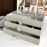 Acrylic Jewelry Box Organizer for Women Bracelet Ring Drawer