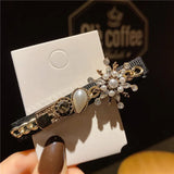 Camellia Pearl Women Hair Clips