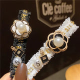 Camellia Pearl Women Hair Clips