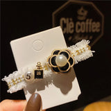 Camellia Pearl Women Hair Clips