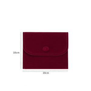 Portable Velvet Jewelry Packaging Bag Necklace Bracelet Gift Storage Pouch