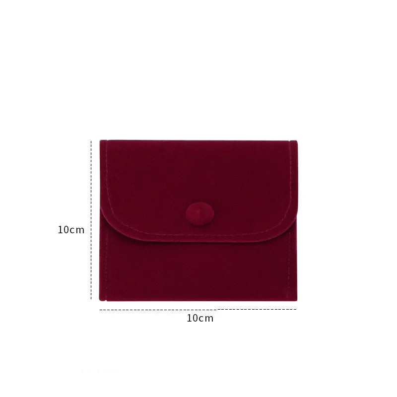 Portable Velvet Jewelry Packaging Bag Necklace Bracelet Gift Storage Pouch