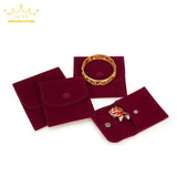 Portable Velvet Jewelry Packaging Bag Necklace Bracelet Gift Storage Pouch