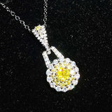 CZ Pink Stone Earrings Silver Bling Ring Necklace Set