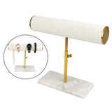 Adjustable Jewelry Stand with Marble Base