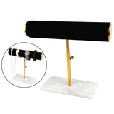Adjustable Jewelry Stand with Marble Base
