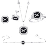 925 Sterling Silver Shining Star Jewelry Set