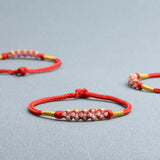 Red Charm Bracelet DIY Accessories for Women