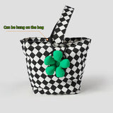 Green Couples Matching Bag Charm Flower Accessories - Boyfriend Gift
