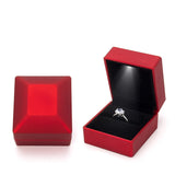 LED Jewelry Box Ring Box with LED Light for Rings