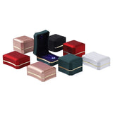 LED Light Jewelry Display Case for Wedding Bridal Women Rings Necklace