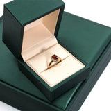Leather Jewelry Packaging Box Rings Pendants Gift Boxes Necklace