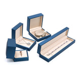 Leather Jewelry Packaging Box Rings Pendants Gift Boxes Necklace