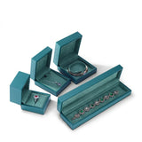 Leather Jewelry Ring Box with Logo