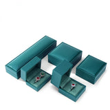 Leather Jewelry Ring Box with Logo