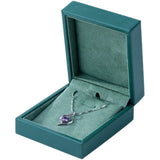 Leather Jewelry Ring Box with Logo
