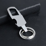 Men's Leather Keychain Metal Holder Car Key Chain