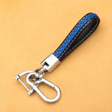 Men's Creative Leather Keychain Clasp Holder
