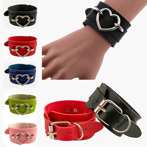 Studded Punk Skull Bracelet Goth Rock Bangle