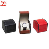 Leather Wristwatch Box With Pillow Package - Mechanical Watch Storage Case