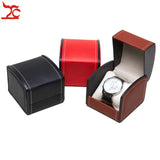 Leather Wristwatch Box With Pillow Package - Mechanical Watch Storage Case