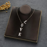 Love Letter Necklace Personalized for Women N0471