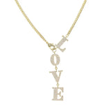 Love Letter Necklace Personalized for Women N0471