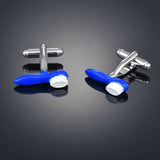 Men's Round Button Cufflinks for Business Wedding Suit