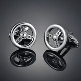 Men's Round Button Cufflinks for Business Wedding Suit