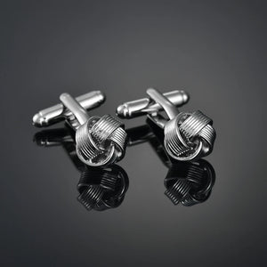 Men's Round Button Cufflinks for Business Wedding Suit
