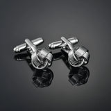 Men's Round Button Cufflinks for Business Wedding Suit
