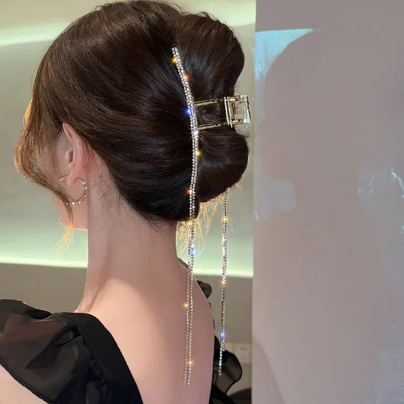 Geometric Metal Hair Crab Hairpins Headwear Hair Accessories