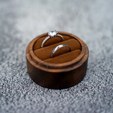 Wood Proposal Ring Necklace Jewelry Storage Case For Package Earring Bracelet