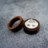 Wood Proposal Ring Necklace Jewelry Storage Case For Package Earring Bracelet