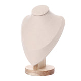 Wooden Base Necklace Jewelry Display Stand