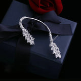 Zirconia Ear Cuff Women Crystal Clip Earrings for Party Wedding AE619