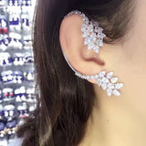 Zirconia Ear Cuff Women Crystal Clip Earrings for Party Wedding AE619