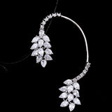 Zirconia Ear Cuff Women Crystal Clip Earrings for Party Wedding AE619