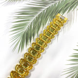 Men Bracelet African Wide Bangle Chain Bracelet for Women